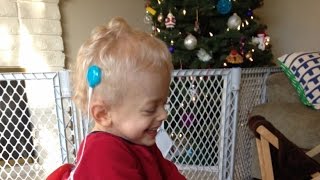 Watch: Boy's reaction to hearing for first time