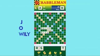 Scrabble game - annotated game between 2 NOVICE players (pt1)
