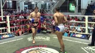 Yusuf Karakaya (Tiger Muay Thai) vs Robin (Manop Gym) @ Bangla Boxing Stadium 2/3/2014