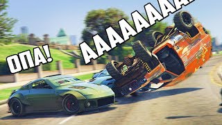 GTA 5 COPS & ROBBERS - СЕМЕЙНЫЙ АВТОБУС ПРОТИВ 5 СТРИТРЕЙСЕРОВ НА ЗАРЯЖЕННЫХ ТАЧКАХ НАРУШАЮТ ПДД!