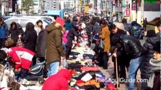 Seocho Saturday Flea Market in Seoul, South Korea