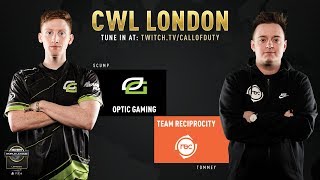 Optic Gaming vs Team Reciprocity | CWL London 2019 | Day 1