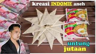 jajanan unik kekinian paling laris Rp 1000an dari kreasi olahan indomie