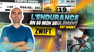 50 min sous Zwift pour bosser l'endurance efficacement en peu de temps ?