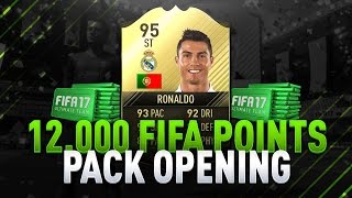 FIFA 17 12.000 FIFA POINTS (100$) INFORM STRIKER RONALDO HUNT - FIFA 17 ULTIMATE TEAM PACK OPENING