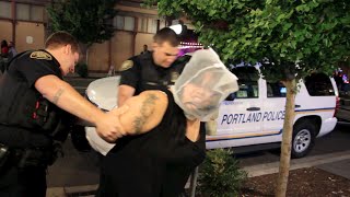 Drunk Girl Pisses On Cops