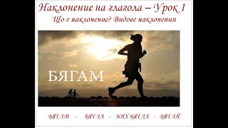 Наклонение на глагола – Урок 1- Що е наклонение? Видове наклонения