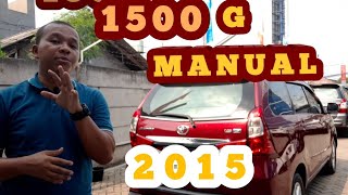 AVANZA 2015 | MOBIL BEKAS TYPE G 1500 CC