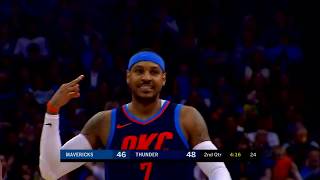 Carmelo Anthony Mix Jumpshot in Oklahoma City Thunder 2017 2018 Post Malone ft Savage 21 ROCKSTAR