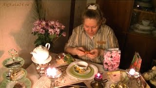 Поминальное чаепитие и бижутерия в подарок от Анжелы ч.1-я. Вечерний чай с Н. Ахмедовой