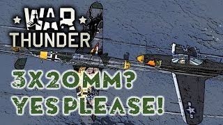 War Thunder - BF 109 F-4 - 3 x 20mm Kicks so much ass!