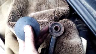ремонт задней опоры двигателя.  Hyundai Getz