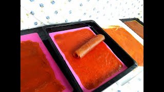 Дачные дела.Пастила - сушу лакомство из яблок.Яблочный уксус и вино.