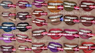 All 28 Lime Crime Velvetines SWATCHED! | Jade Madden