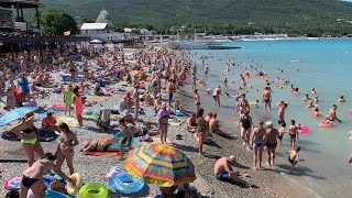 КАБАРДИНКА ОТДЫХ 2019. НА ПЛЯЖЕ ДАВКА. ЦЕНЫ ПЛЯЖ МОРЕ НАБЕРЕЖНАЯ