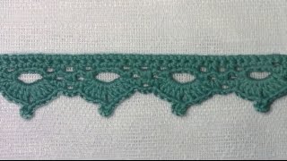 Кайма крючком для обвязки
