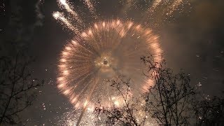 Fallas de Valencia 2018 Nit de l'Alba/pyrotechnisch spektakel [4K] vuurwerk