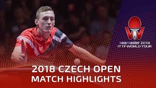 Dimitrij Ovtcharov vs Liam Pitchford | 2018 Czech Open Highlights (1/4)