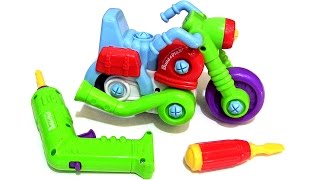СОБИРАЕМ МОТОЦИКЛ КОНСТРУКТОР Build & Play, MOTORCYCLE