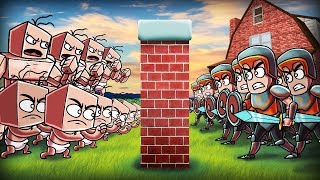 Minecraft | BABY ARMY VS DAD ARMY! (Massive Mob Battles)