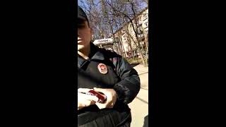 Полицейский беспредел.Сотрудники 51 ОВД Измайлово отказались представиться гражданину.