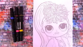 Coloriage Poupées LOL Coloring Lady Diva