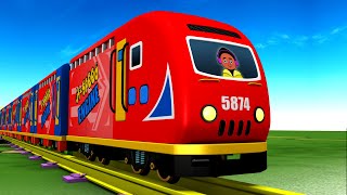 City Life: Cartoon Toy Train for Kids || Toy Factory Videos for Children | Kids Videos for Kids