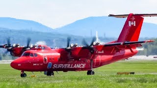Transport Canada De Havilland Canada Dash 7 (DHC7) departing Quebec City (YQB/ CYQB)