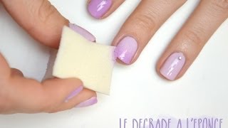 Tutoriel : Manucure dégradée à l'éponge
