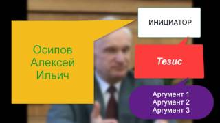 Осипов Алексей Ильич и его доказательство существования Бога