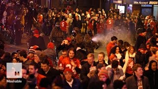 Police fire tear gas at students after Ohio State win | Mashable
