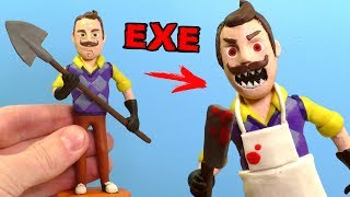 ЛЕПИМ СОСЕДА из игры Hello Neighbor | ПРИВЕТ СОСЕД EXE