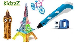 3D РУЧКА 3D PEN Что это такое и как она работает. Поделки