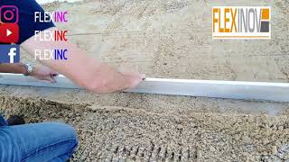 Etape 1 : installation de la citerne souple ( préparation du sol )