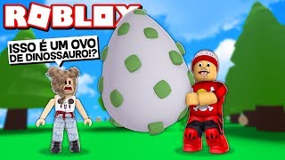 FIQUEI GRANDE no SIMULADOR DE OVO do ROBLOX → Egg Simulator ?