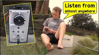 Portable 40/20 metre direct conversion receiver