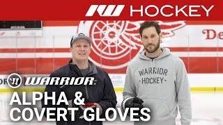Warrior Alpha DX and Covert Hockey Glove Insight