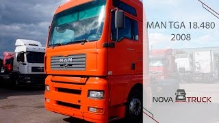 Обзор седельного тягача MAN TGA 18.480, 2008г