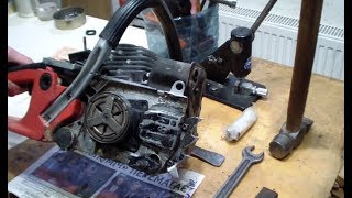 Как правильно снять сцепление и звездочку с китайской пилы