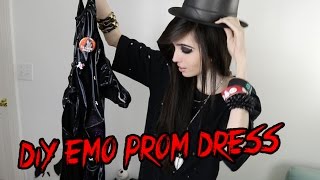 DIY EMO PROM DRESS | Eugenia Cooney