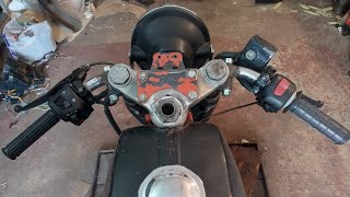 Клипоны своими руками. Jawa cafe racer. Ява кафе рейсер. Часть 1.