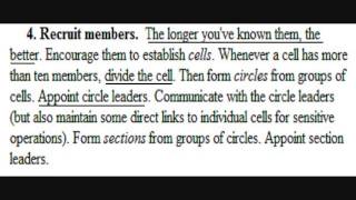 RESISTANCE MOVEMENT.....the basics