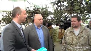 Andriy Parubiy meeting Mikola Volkov, who was involved in the Odessa-Pogrom (29.4.2014)
