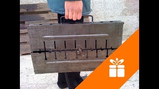 Мангал-чемодан своими руками. Полный обзор изготовления.Brazier suitcase with his own hands