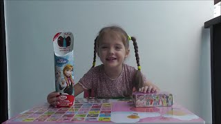 Киндер Сюрприз Фроузен и София Прекрасная открываем Kinder Surprise Frozen and Sofia the First