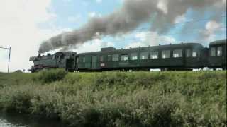 Stoomtrein SSN 1075 en de 65 018 Huider modelbouw