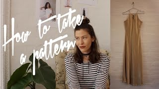 How to take a pattern from your clothes - T U T O R I A L