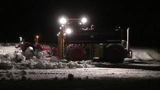 4 CLAAS Xerion on Mont Blanc