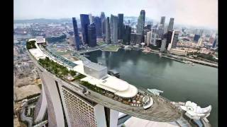 Крыша отеля Marina Bay Sands. Сингапур