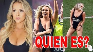 Kinsey Wolansky La chica que entro al campo de juego en la final de la champions league
